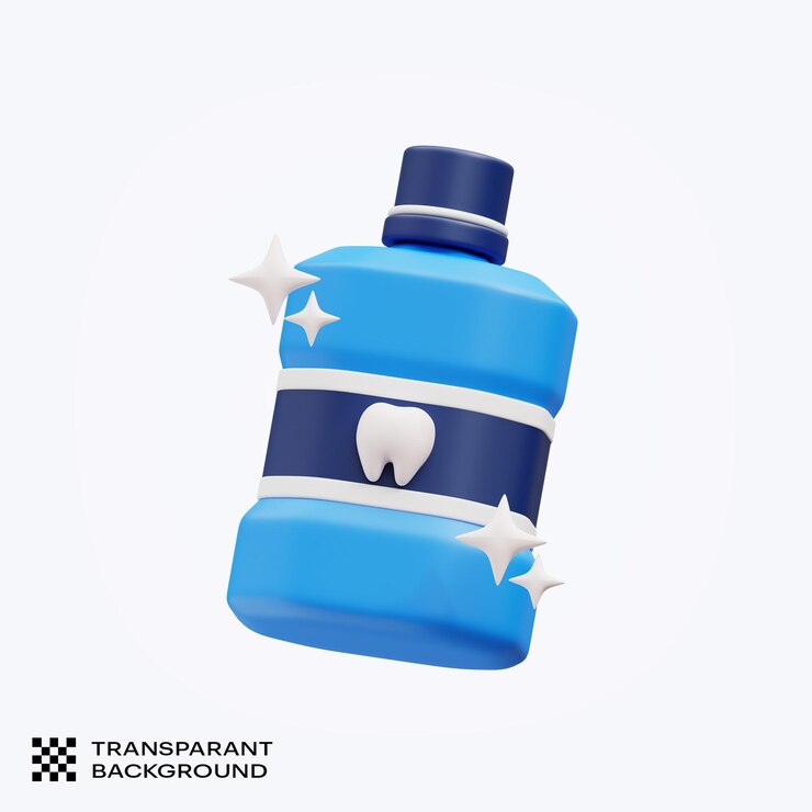 PSD dental care 3d illustration