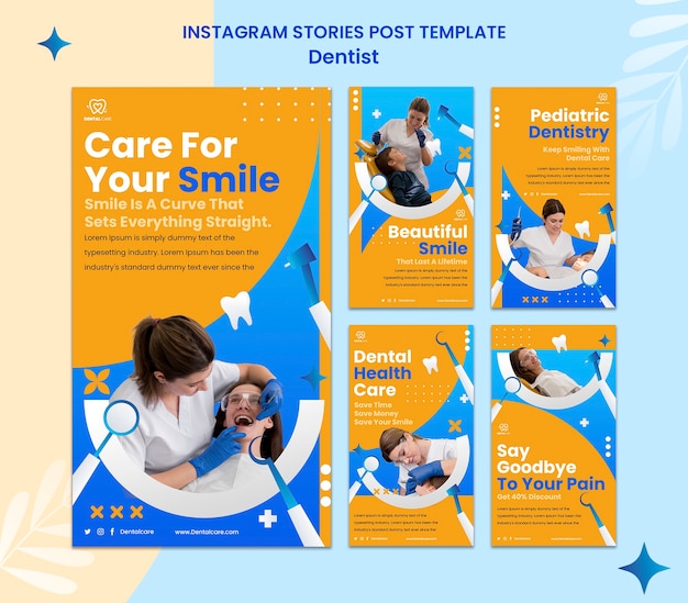 Dental care instagram stories