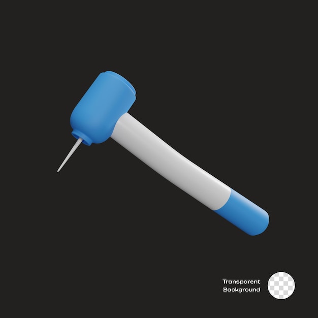 PSD dental handpiece 3d icon