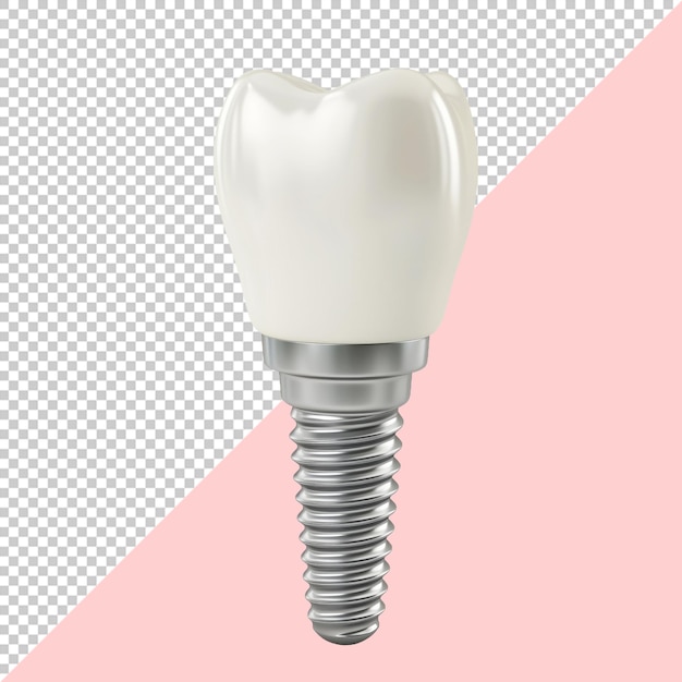 PSD dental implant with editable background