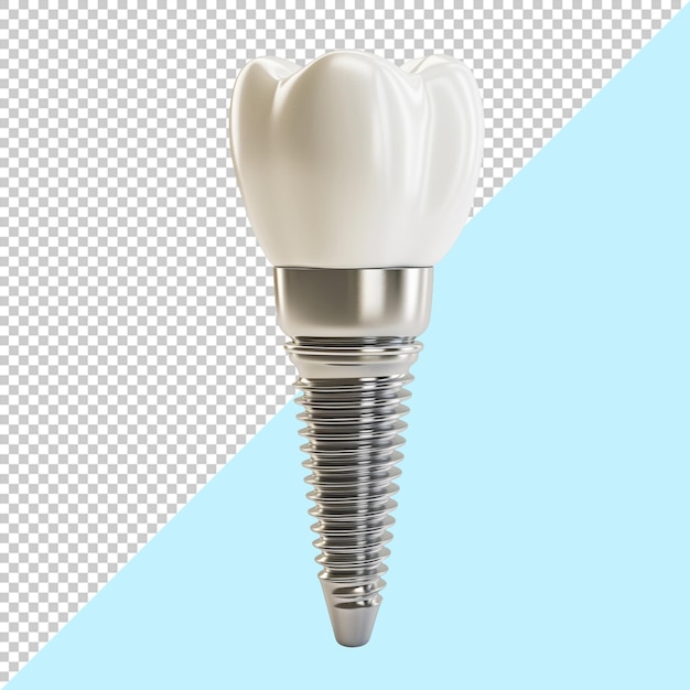 PSD dental implant with editable background