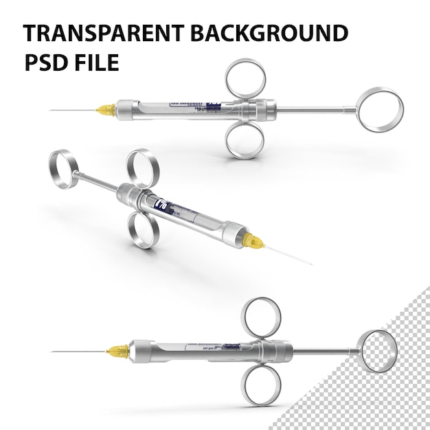 dental syringe with lidocaine carpule png