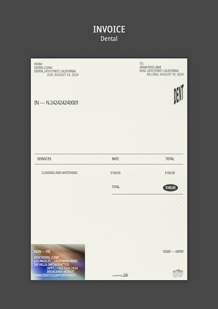 dental template design