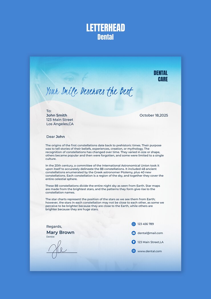 PSD 치과 템플릿 디자인