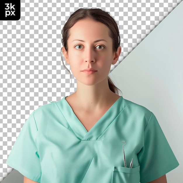 PSD dentist isolated on transparent background