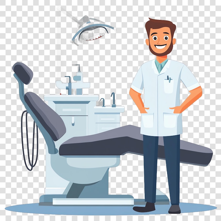 PSD dentist near dental equipment