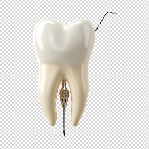 PSD dentist tool isolated on white