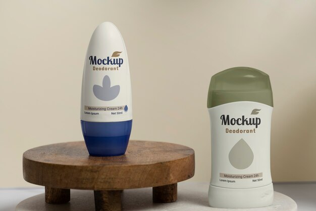 PSD deodorant bottle mock-up design