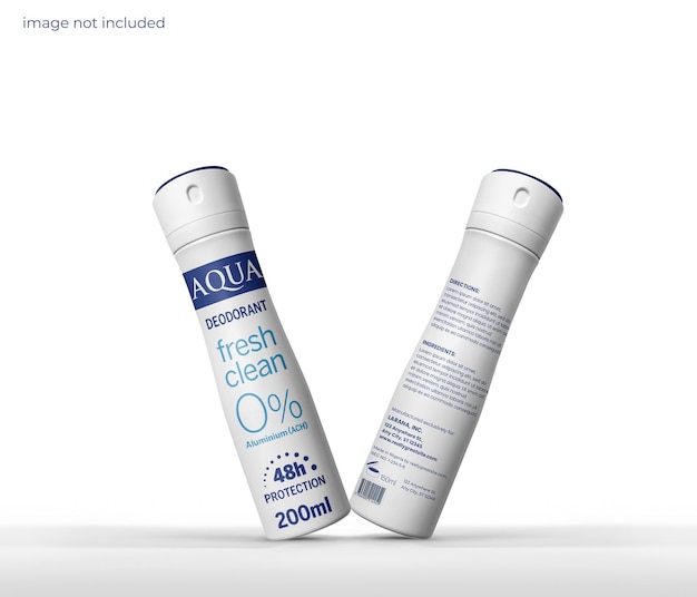 PSD deodorant bottle mockup