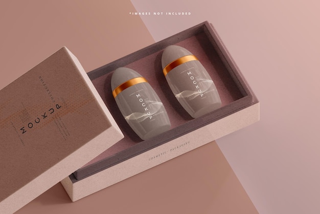 Deodorant packaging mockup