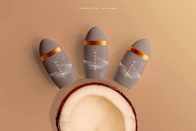 Deodorant packaging mockup