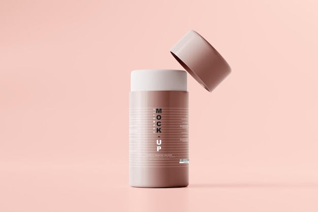 Deodorant packaging mockup