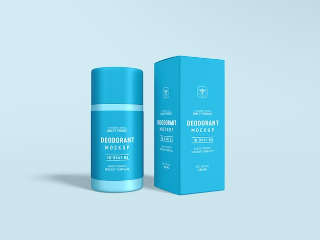 Deodorantflesverpakking mockup