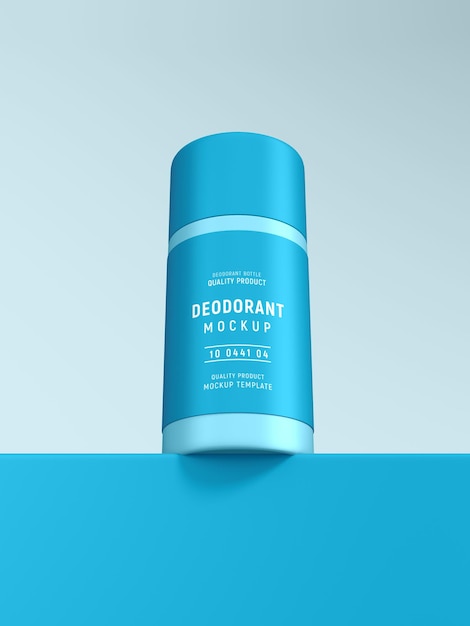 Deodorantflesverpakking mockup