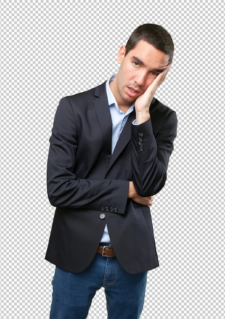 PSD depressed businessman