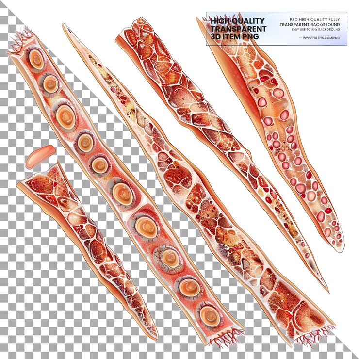 PSD dermatome devices for harvesting thin slices of skin for grafting on transparent background