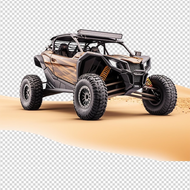 Desert buggy car isolated on transparent background png