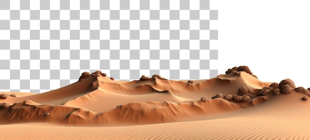 PSD desert landscape cutout