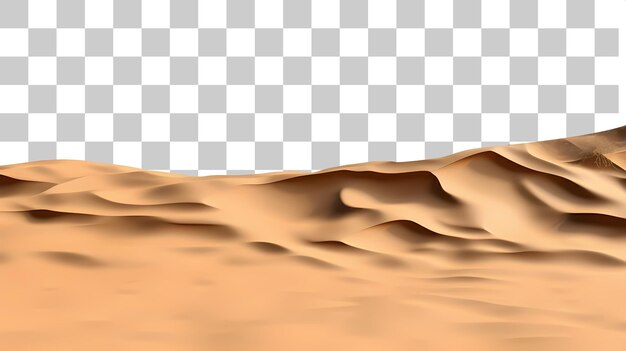 Desert landscape cutout