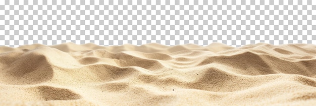 PSD desert sand on a transparent background