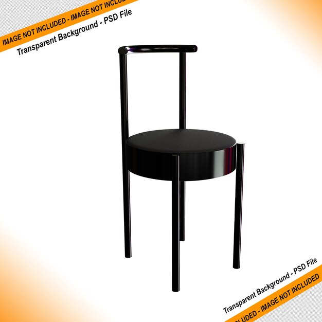 Design 3d rendering of a chair for furniture needs