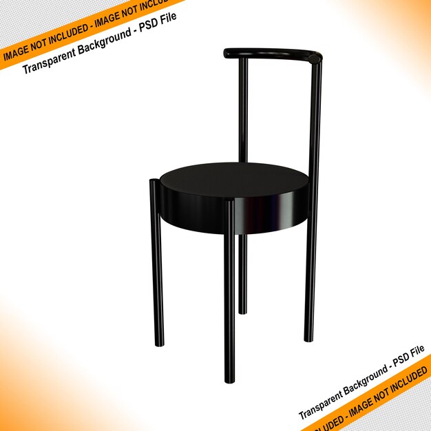 Design 3d rendering of a chair for furniture needs