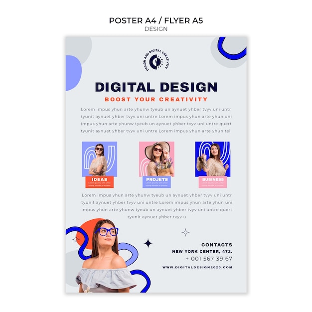 Design business poster template