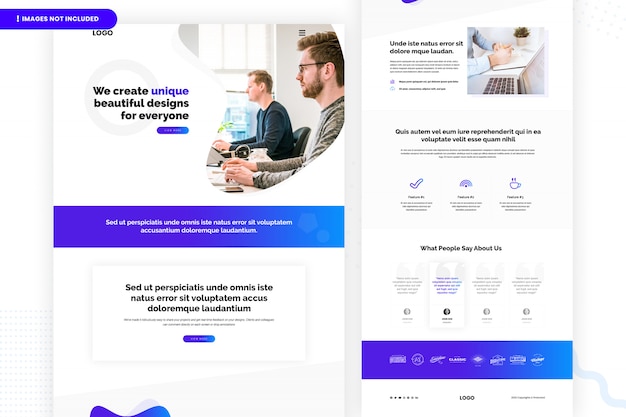 Progettazione di pagine web di società di design