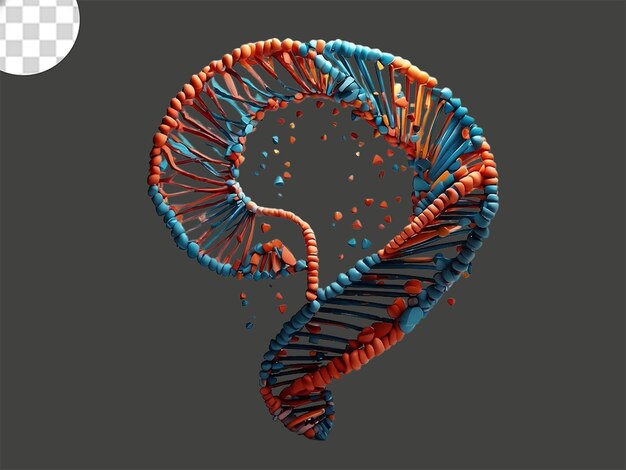 Design continents in the shape of dna