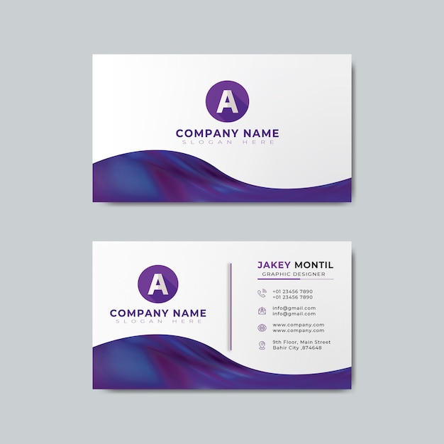 Design for visittkort
