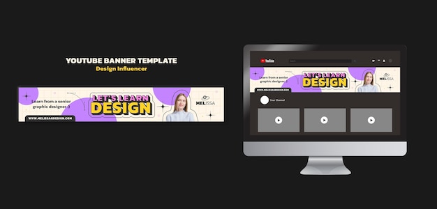 Design influencer template design