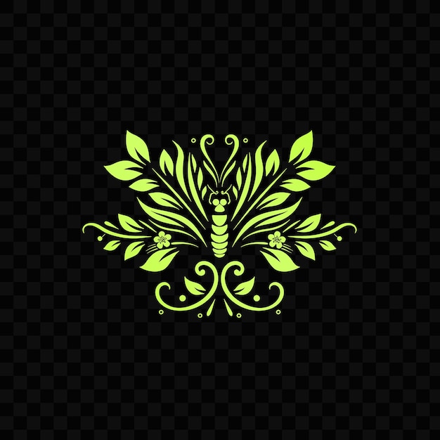 PSD il disegno del logo della foglia d'oro