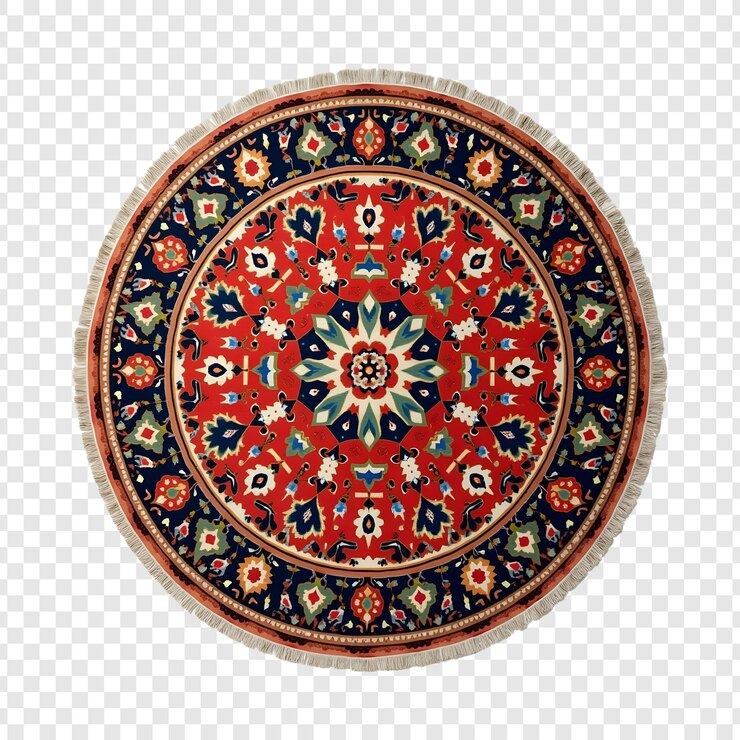 PSD a design of a mandala with a pattern of flowers