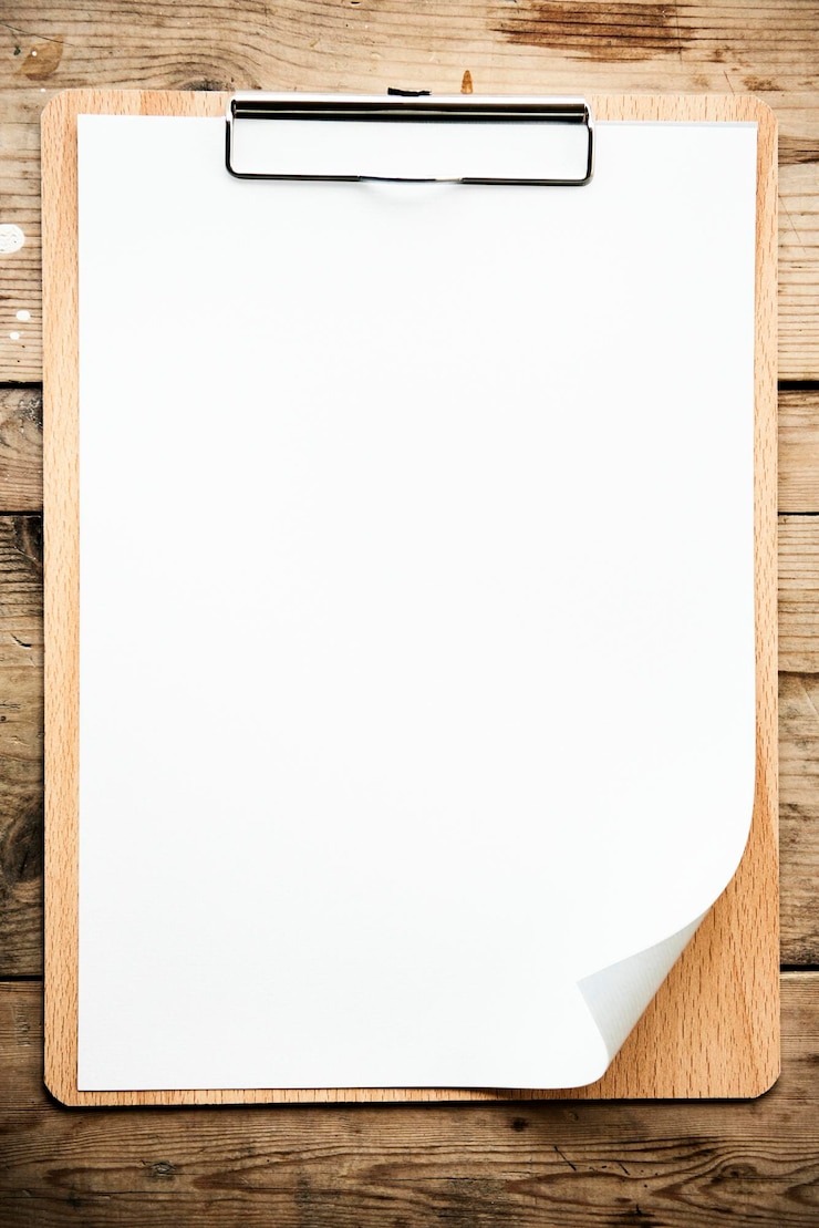 PSD design space on papers clipboard