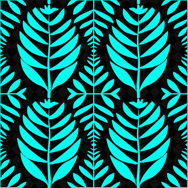 PSD a design that is black and blue with leaves and a blue background