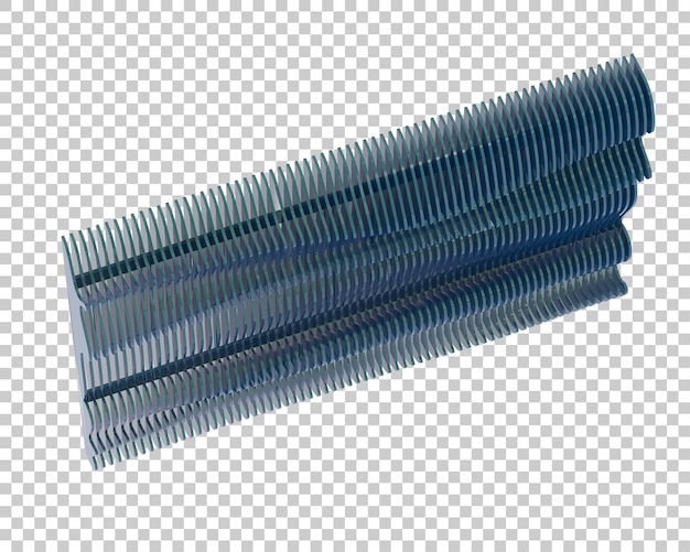 Design wall isolated on transparent background 3d rendering illustration