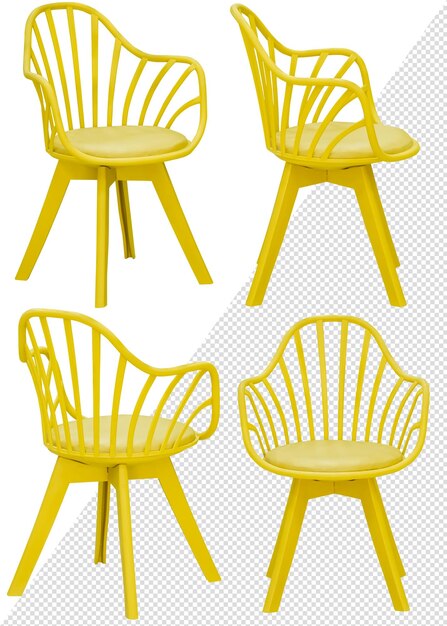 Designer modern chair for home or cafe isolated from the background interior element