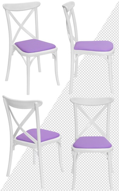 Designer modern chair for home or cafe isolated from the background interior element