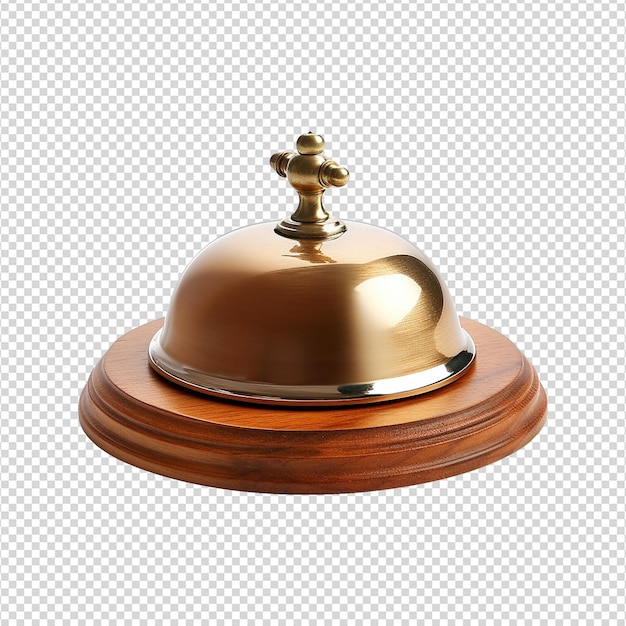 Desk bell isolated on transparent background png