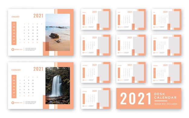 Desk calendar  2021