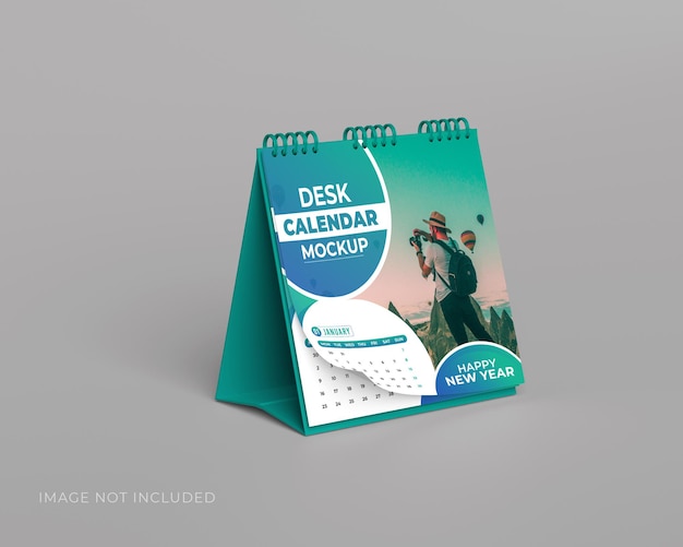 PSD calendario da tavolo mockup design