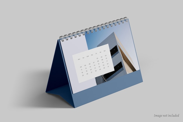 Mockup del calendario da tavolo