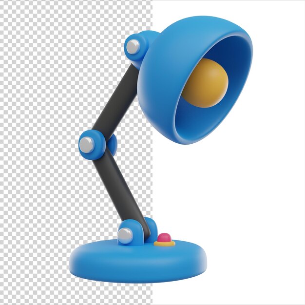 Desk Lamp 3D render icon