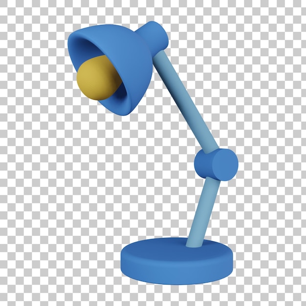 desk lamp 3d render illustration
