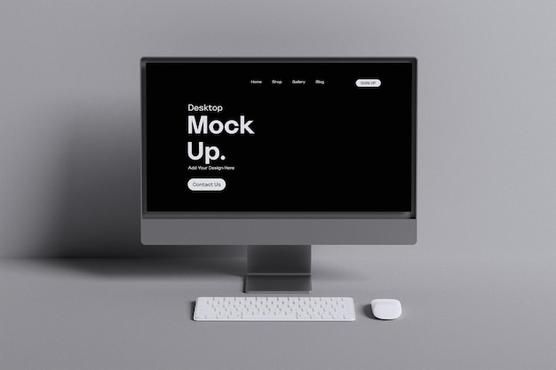 Desktop Mockup volledig bewerkbaar