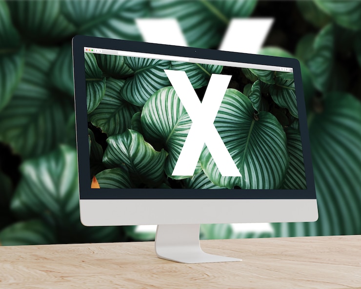 PSD desktop mockup