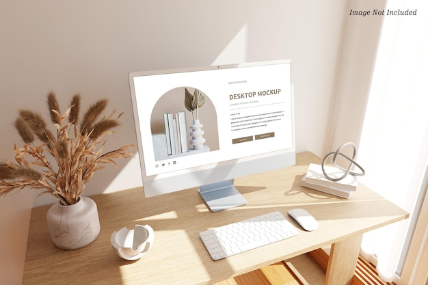 PSD desktop mockup