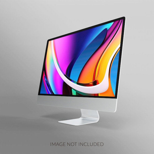 PSD desktop screen mockup design