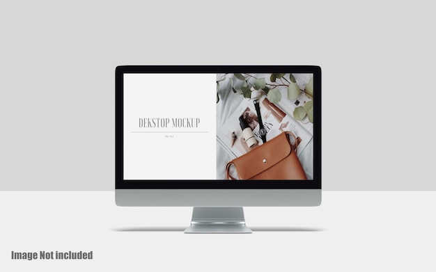 Schermo desktop mockup premium psd