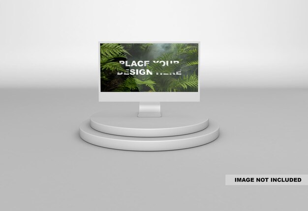 Desktop screen mockup